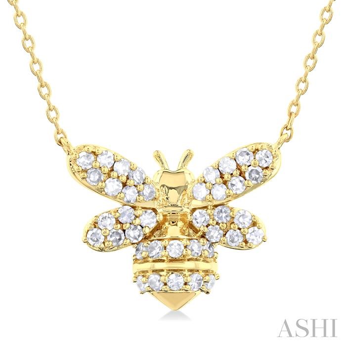 BUMBLE BEE PETITE DIAMOND FASHION PENDANT