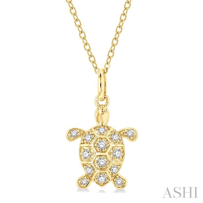 TURTLE PETITE DIAMOND FASHION PENDANT