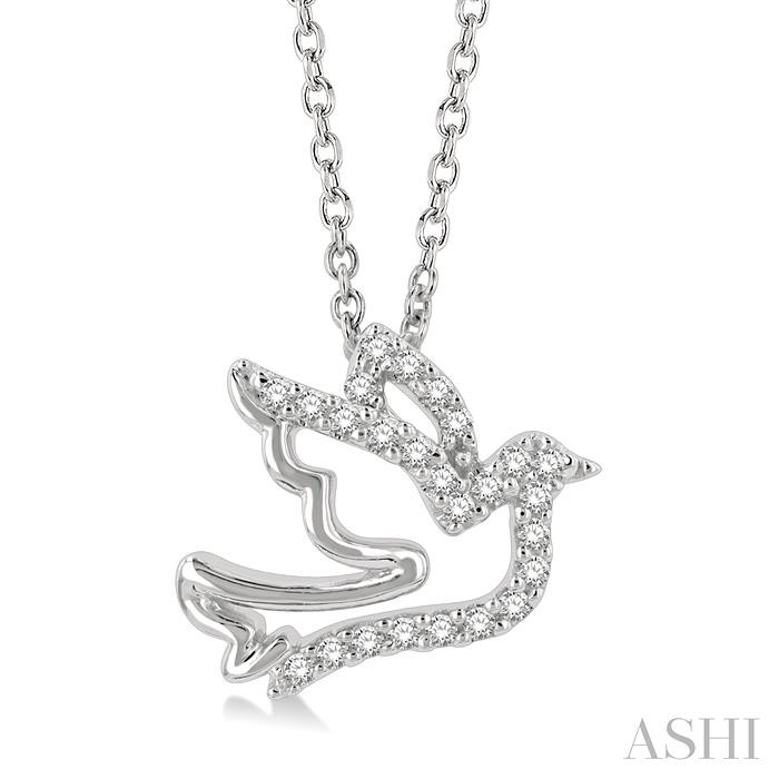 DOVE PETITE DIAMOND FASHION PENDANT