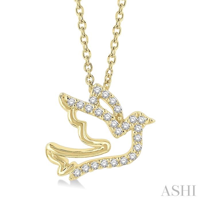 DOVE PETITE DIAMOND FASHION PENDANT