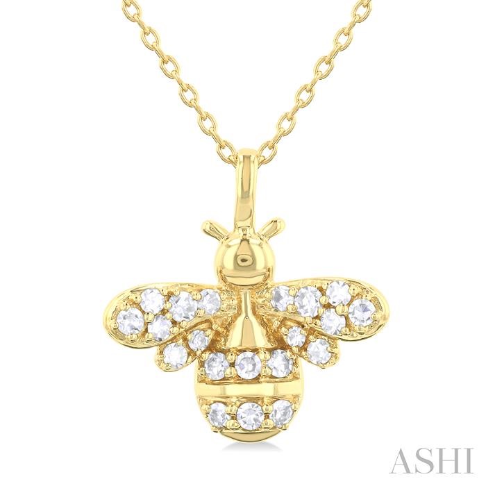 BUMBLE BEE PETITE DIAMOND FASHION PENDANT