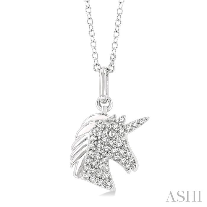 UNICORN PETITE DIAMOND FASHION PENDANT