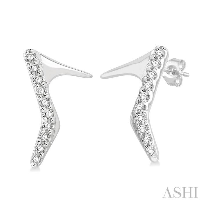 HIGH HEEL PETITE DIAMOND FASHION EARRINGS