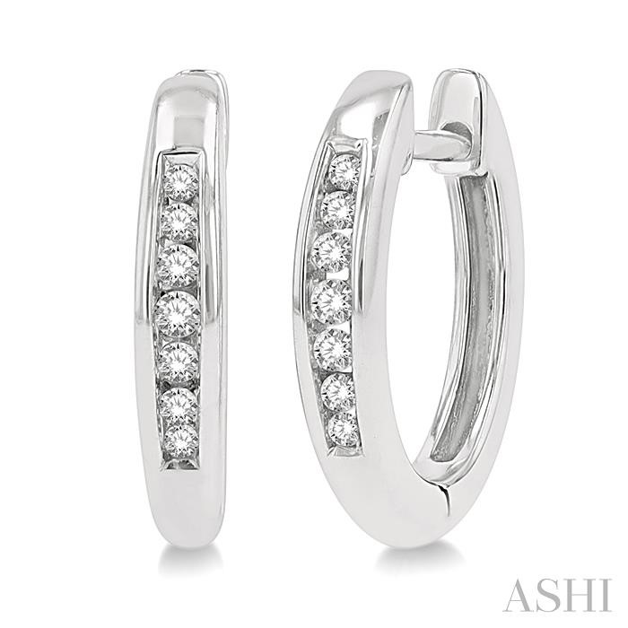 PETITE DIAMOND HUGGIE FASHION EARRINGS