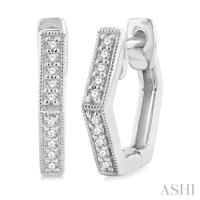 PETITE DIAMOND HUGGIE FASHION EARRINGS