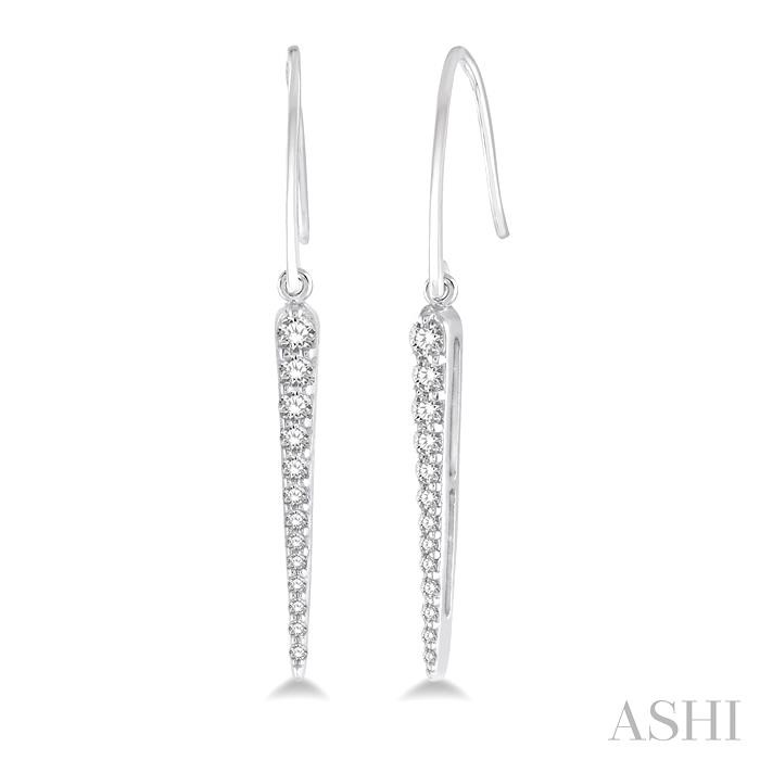 ICICLE DIAMOND FASHION LONG EARRINGS