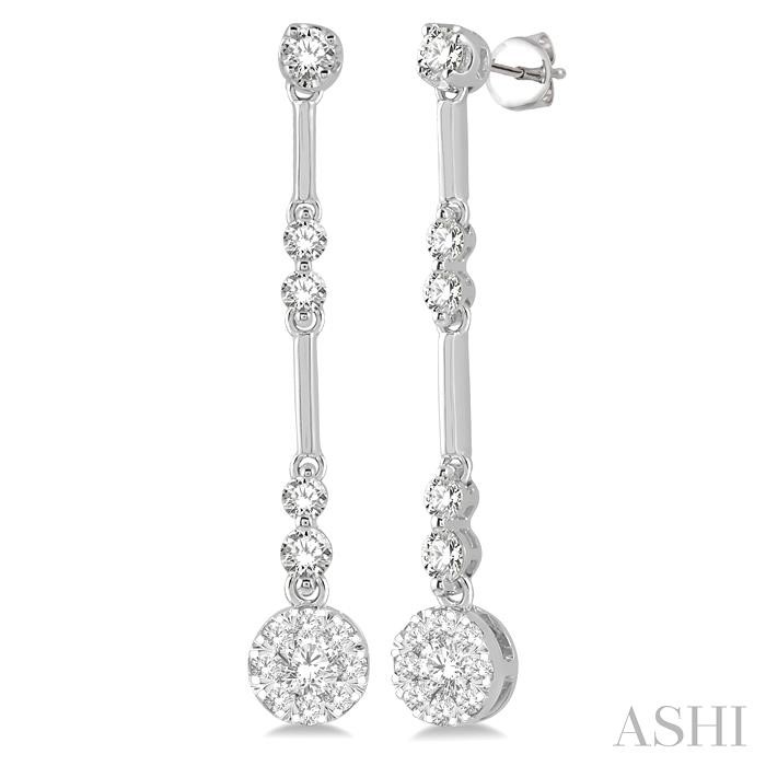 LOVEBRIGHT DIAMOND LONG EARRINGS