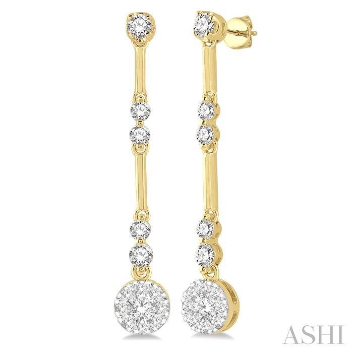 LOVEBRIGHT DIAMOND LONG EARRINGS