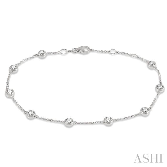 DIAMOND STATION CHAIN BRACELET