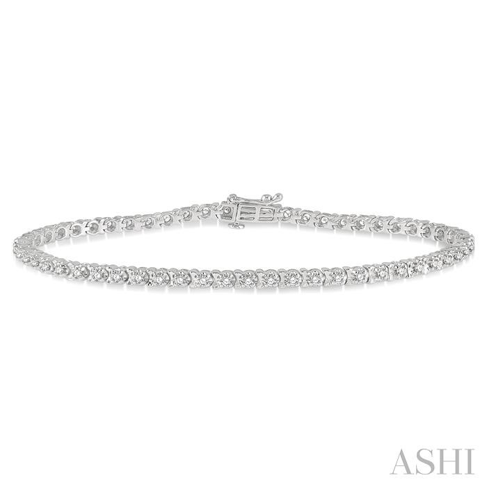 TULIP DIAMOND TENNIS BRACELET