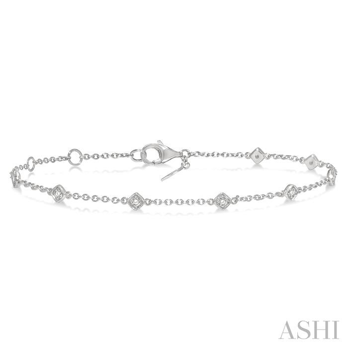 DIAMOND STATION CHAIN BRACELET