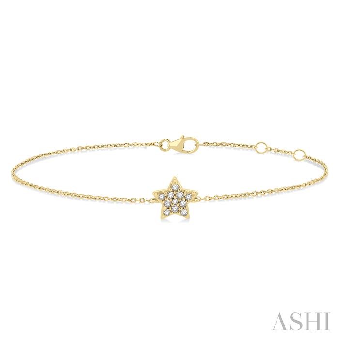 STAR PETITE DIAMOND FASHION CHAIN BRACELET