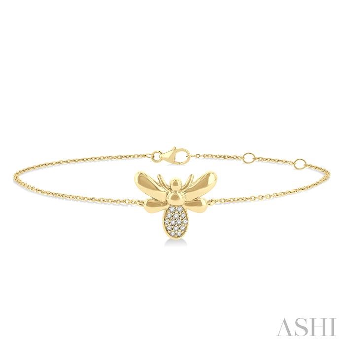 BUMBLE BEE PETITE DIAMOND FASHION CHAIN BRACELET