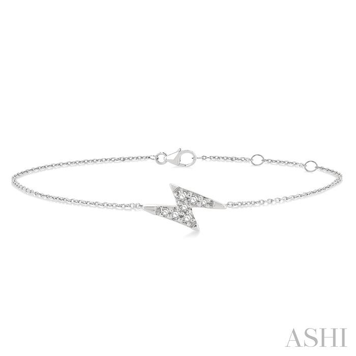 LIGHTNING BOLT PETITE DIAMOND FASHION CHAIN BRACELET