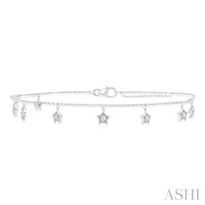 Star Diamond Station Chain Anklet
