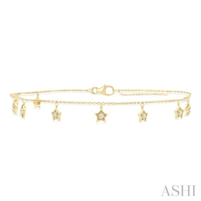 Star Diamond Station Chain Anklet