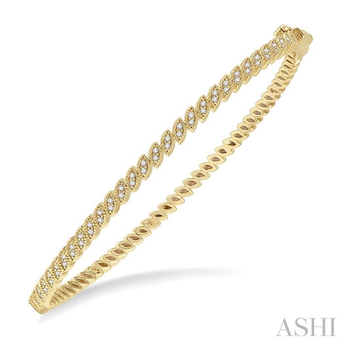 STACKABLE DIAMOND BANGLE