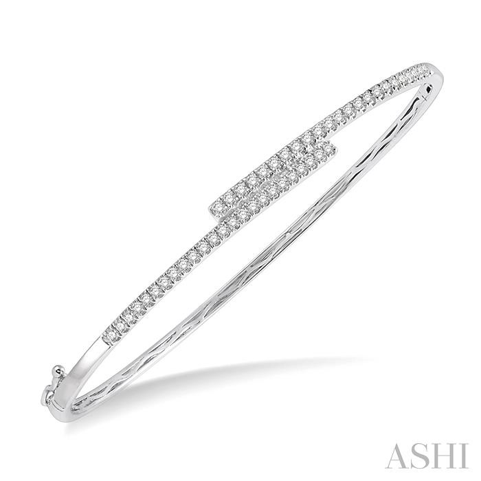Intercrossing Diamond Fashion Bangle