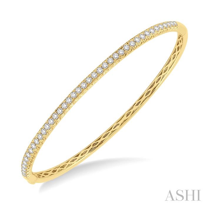 STACKABLE DIAMOND BANGLE