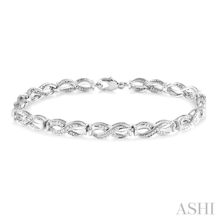 SILVER DIAMOND BRACELET