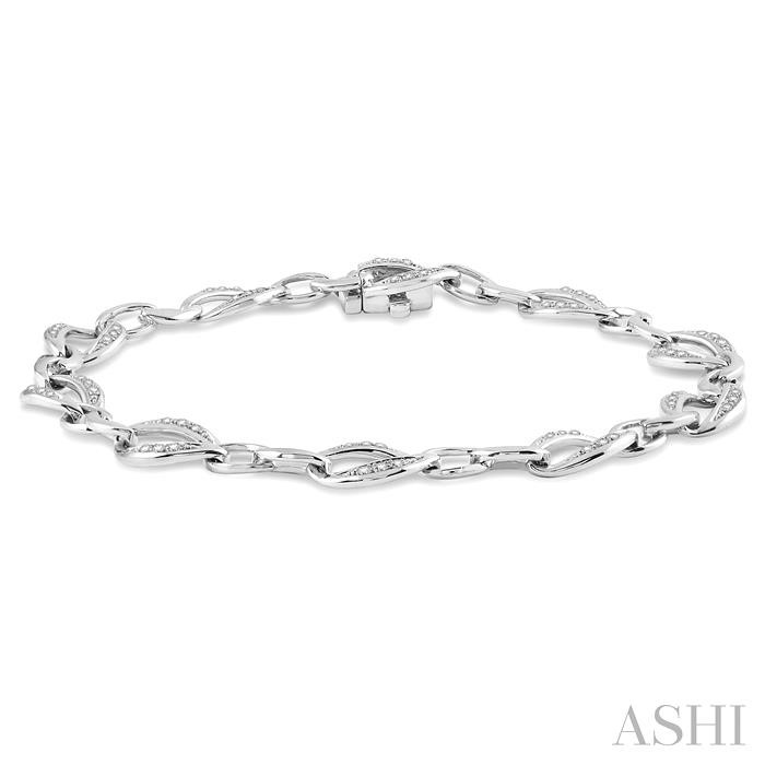 SILVER DIAMOND BRACELET