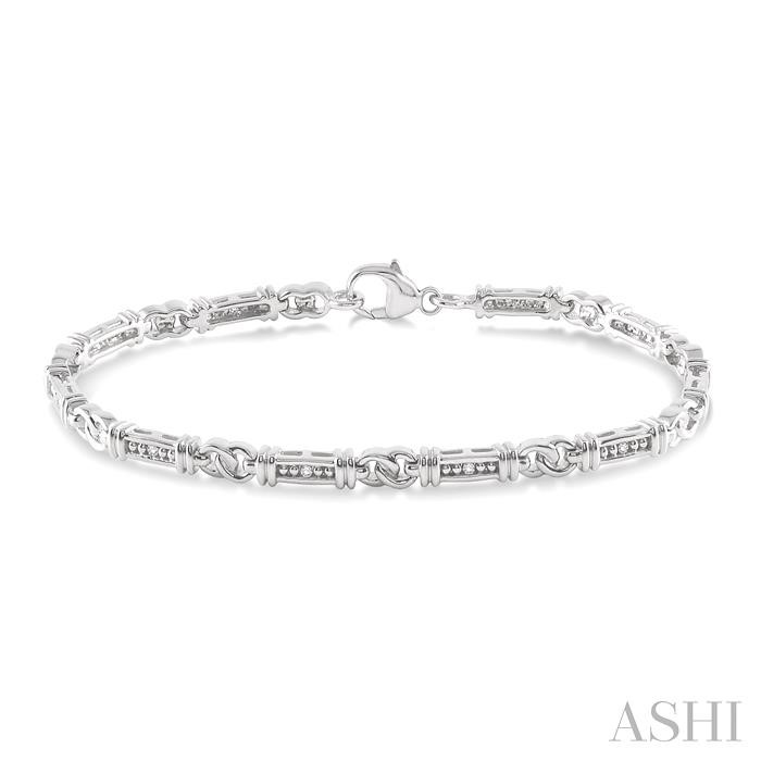 SILVER DIAMOND BRACELET