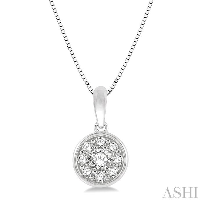 ROUND SHAPE BEZEL SET DIAMOND PENDANT