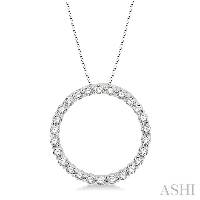 CIRCLE DIAMOND PENDANT