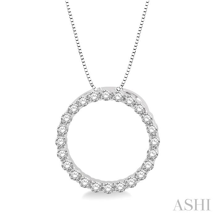 CIRCLE DIAMOND PENDANT