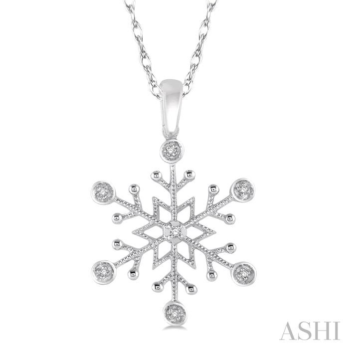 SNOW FLAKE DIAMOND FASHION PENDANT