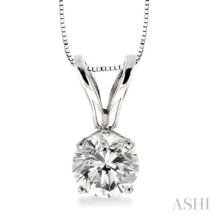 ROUND SHAPE DIAMOND SOLITAIRE PENDANT