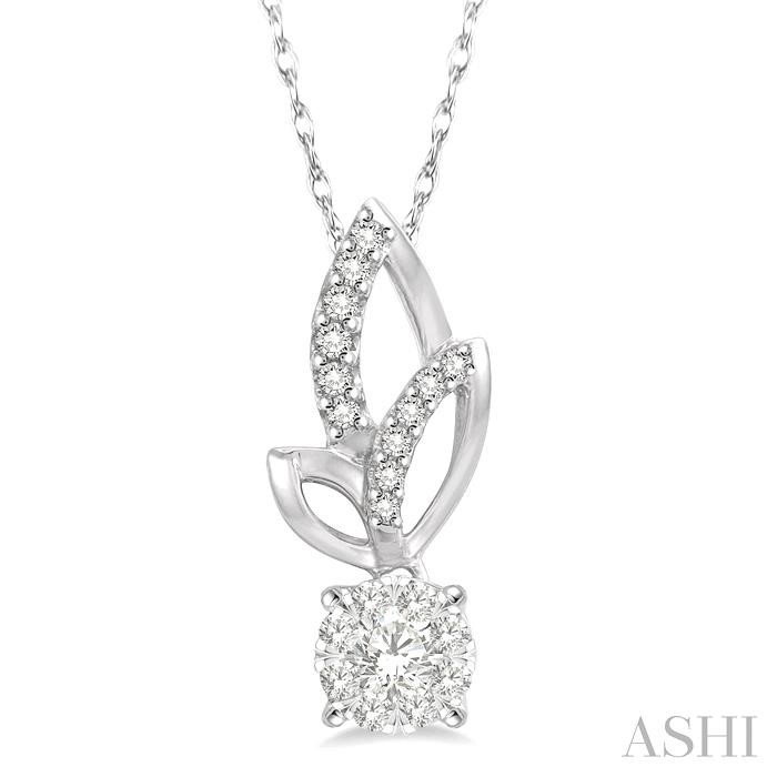 ROUND SHAPE LOVEBRIGHT DIAMOND FASHION PENDANT