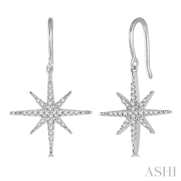 STAR DIAMOND FASHION EARRINGS