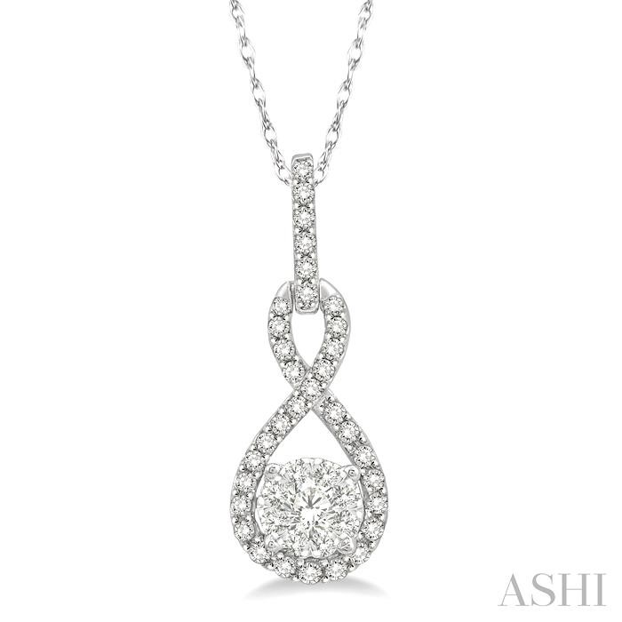 ROUND SHAPE LOVEBRIGHT DIAMOND PENDANT