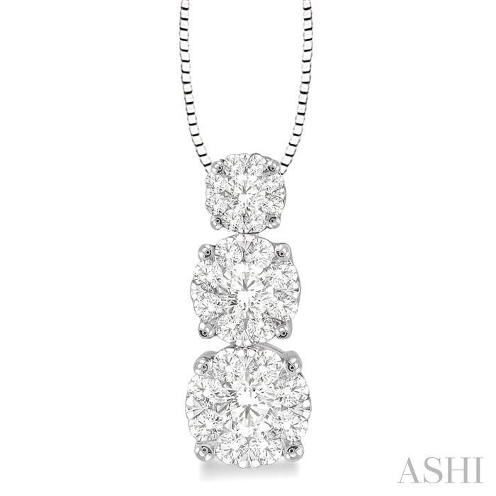 PAST PRESENT & FUTURE LOVEBRIGHT ESSENTIAL DIAMOND PENDANT