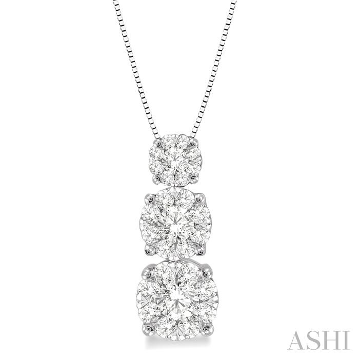 PAST PRESENT & FUTURE LOVEBRIGHT ESSENTIAL DIAMOND PENDANT