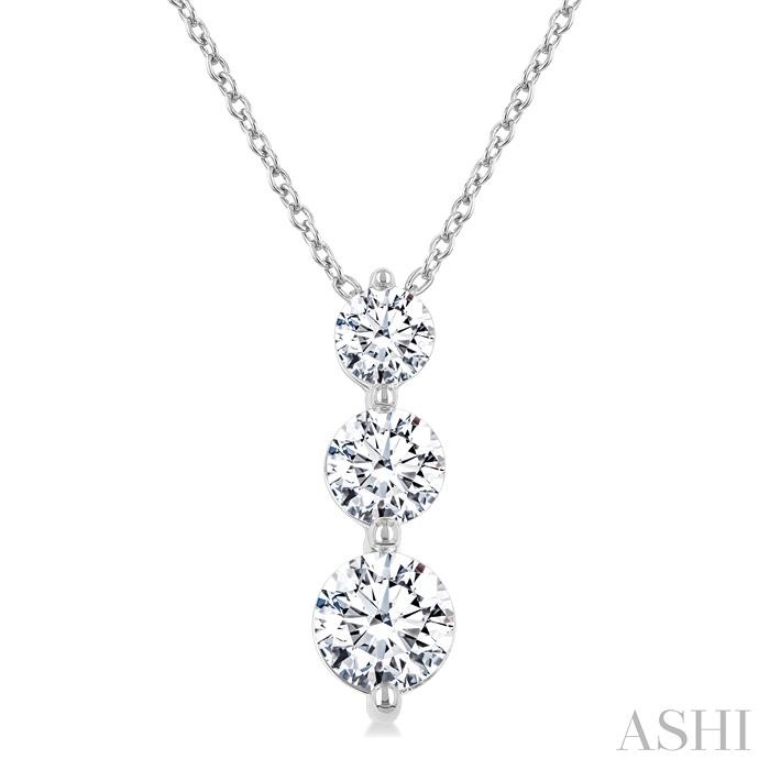 3 Stone Diamond Fashion Pendant