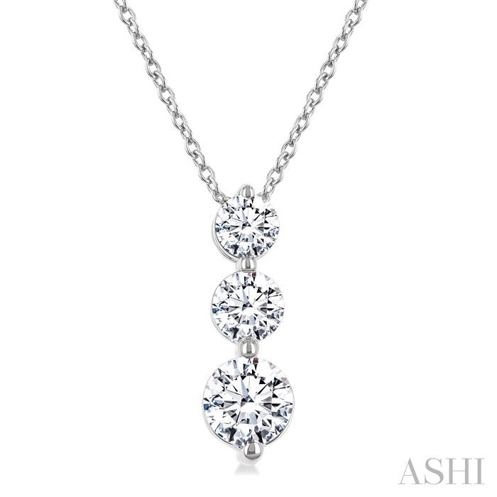 3 Stone Diamond Fashion Pendant