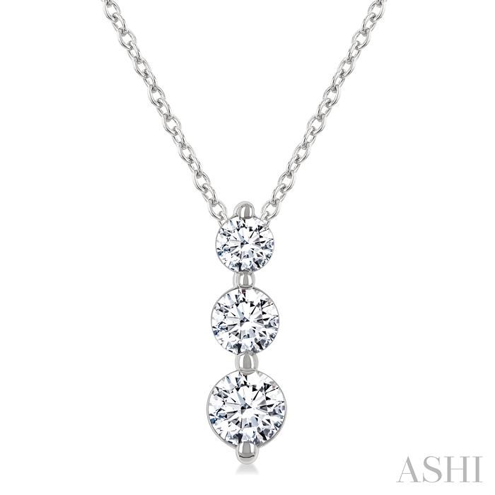 3 Stone Diamond Fashion Pendant