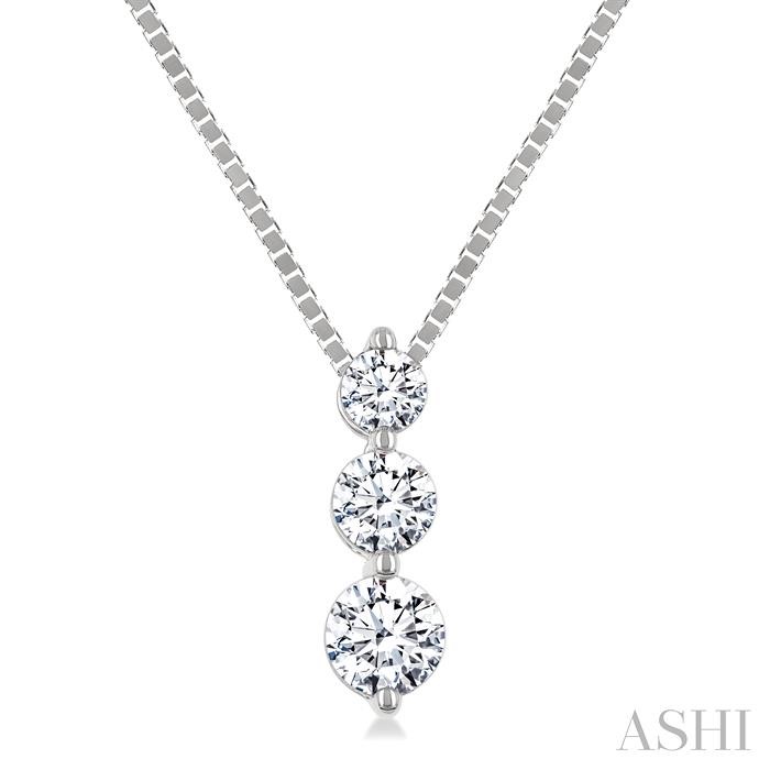 3 Stone Diamond Fashion Pendant