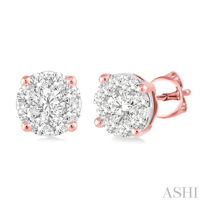 LOVEBRIGHT ESSENTIAL DIAMOND STUD EARRINGS