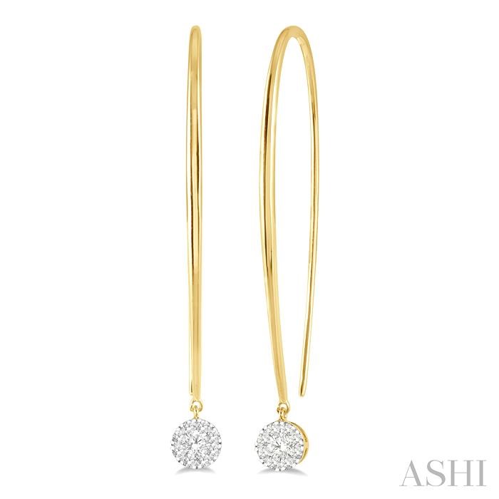 ROUND SHAPE LOVEBRIGHT ESSENTIAL DIAMOND EARRINGS