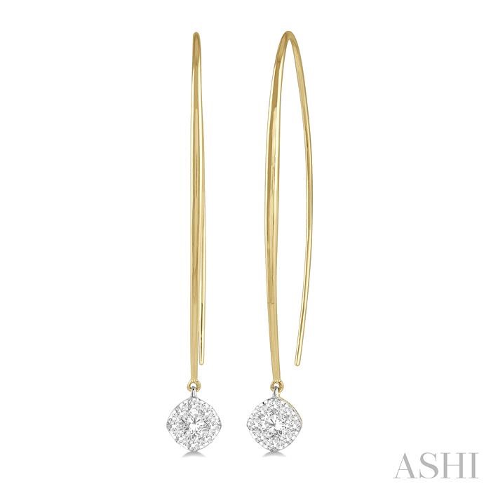 Cushion Shape Lovebright Essential Diamond Earrings