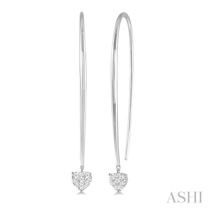 HEART SHAPE LOVEBRIGHT ESSENTIAL DIAMOND EARRINGS