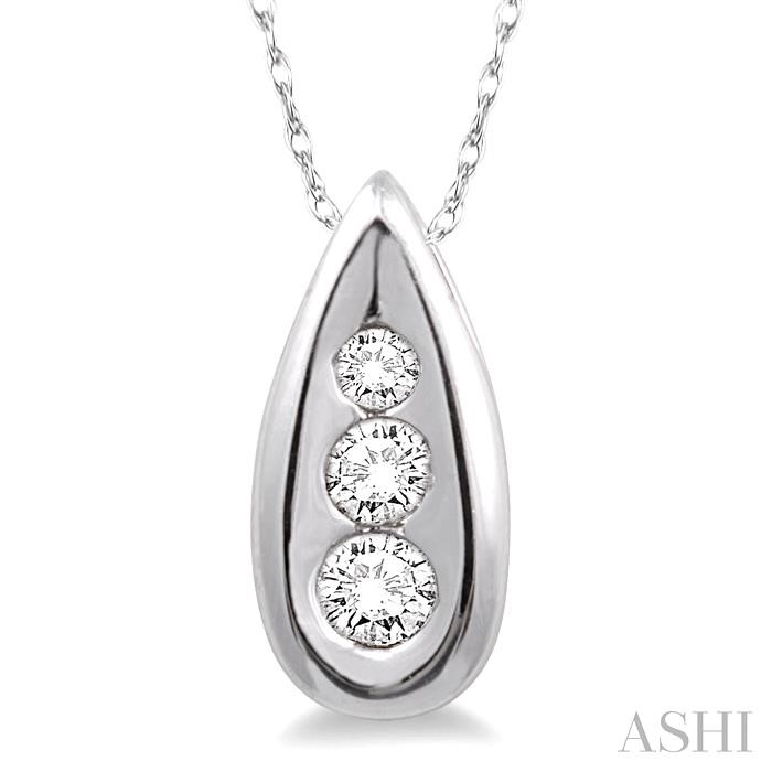 PEAR SHAPE DIAMOND PENDANT