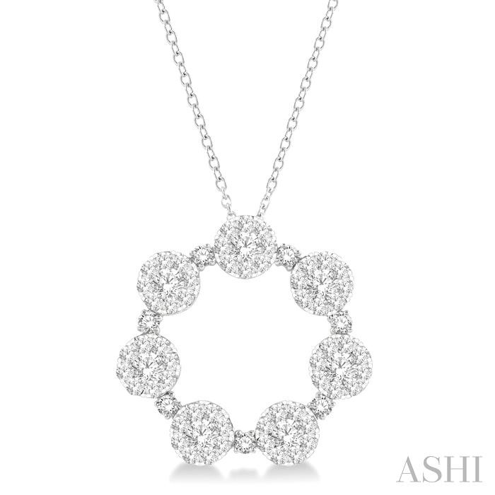 LOVEBRIGHT DIAMOND CIRCLE PENDANT