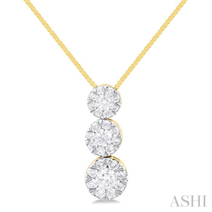 PAST PRESENT & FUTURE LOVEBRIGHT ESSENTIAL DIAMOND PENDANT