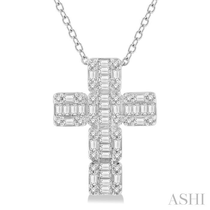 CROSS FUSION DIAMOND FASHION PENDANT