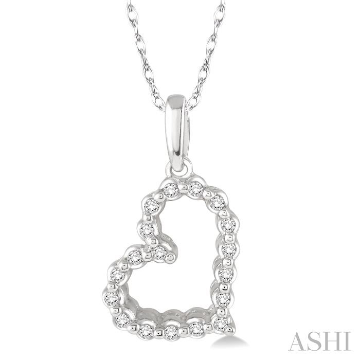 HEART SHAPE DIAMOND FASHION PENDANT