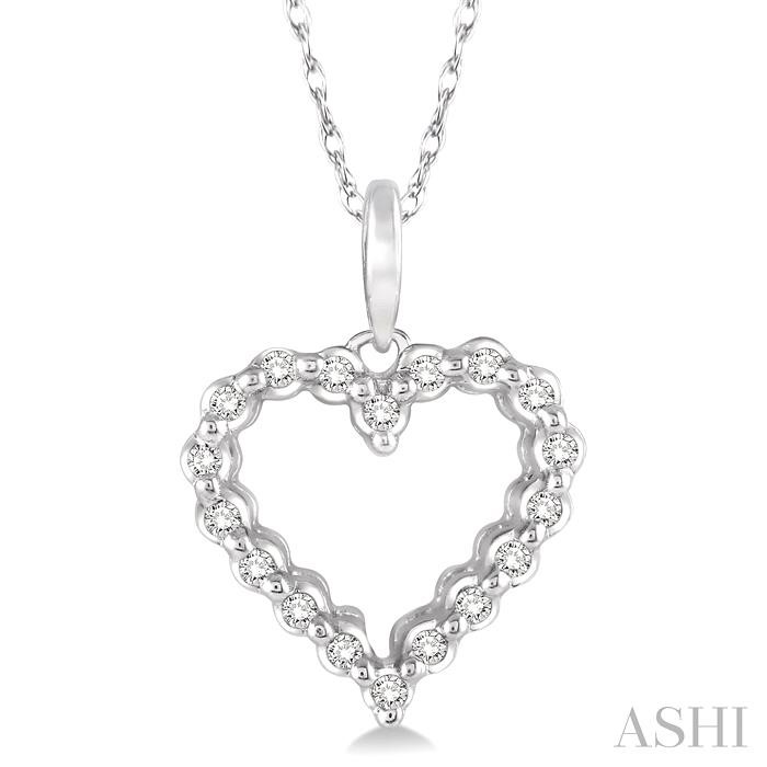 HEART SHAPE DIAMOND PENDANT